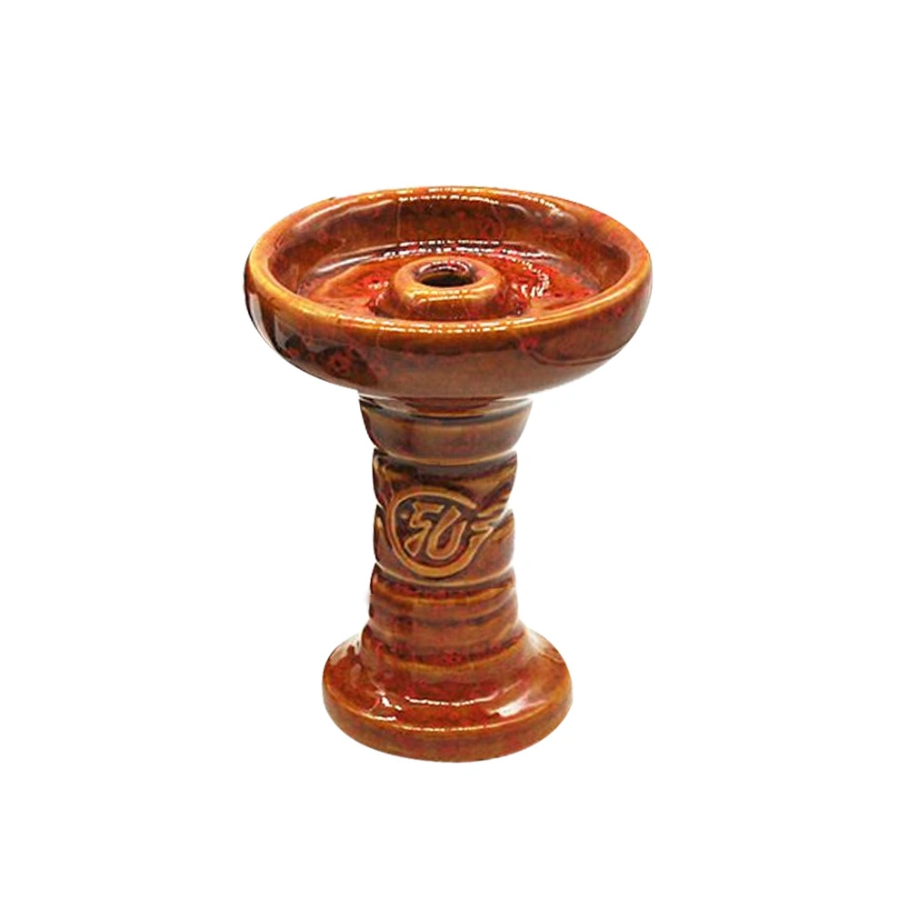 Wholesale Hot Sale Portable Sheesha Smoking Hookah Accessories Multi-Colors Clay Ceramic Arab Hookah Shisha Head Bowl Pot