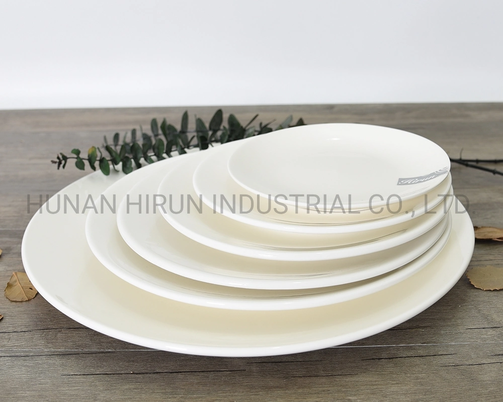 Wholesale Restaurant Tableware New Bone China Porcelain Dinnerware Plate