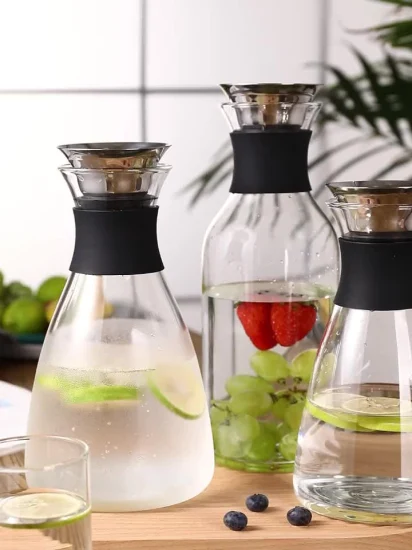 Nouveau Design Creative Borosilicate Verre Bouteille Café Verrerie Résistant À La Chaleur Tasse À Café