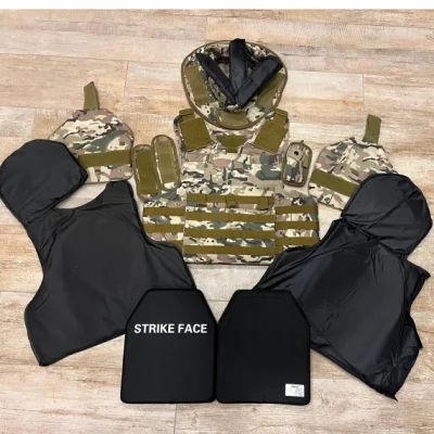 Personnalisation Multicam équipement tactique gilet de protection modulaire 250*300mm support de plaque en céramique